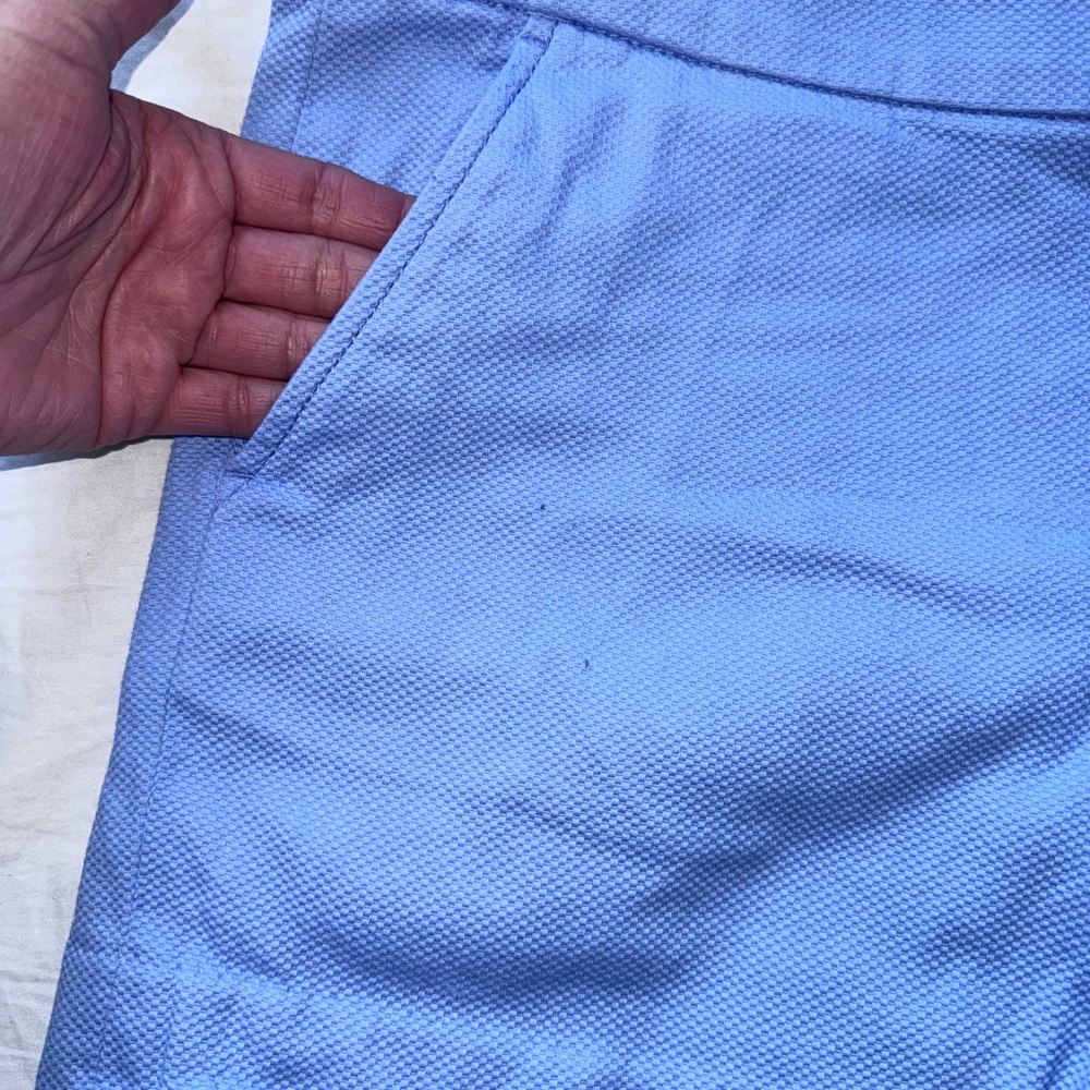 Lilly Pulitzer Periwinkle Scallop-Hem Women's Shorts - Picture 5 of 6